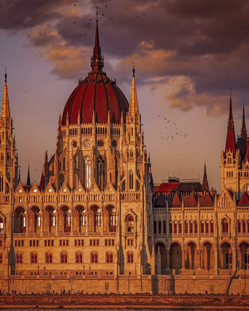 Parlamento ungherese a Budapest