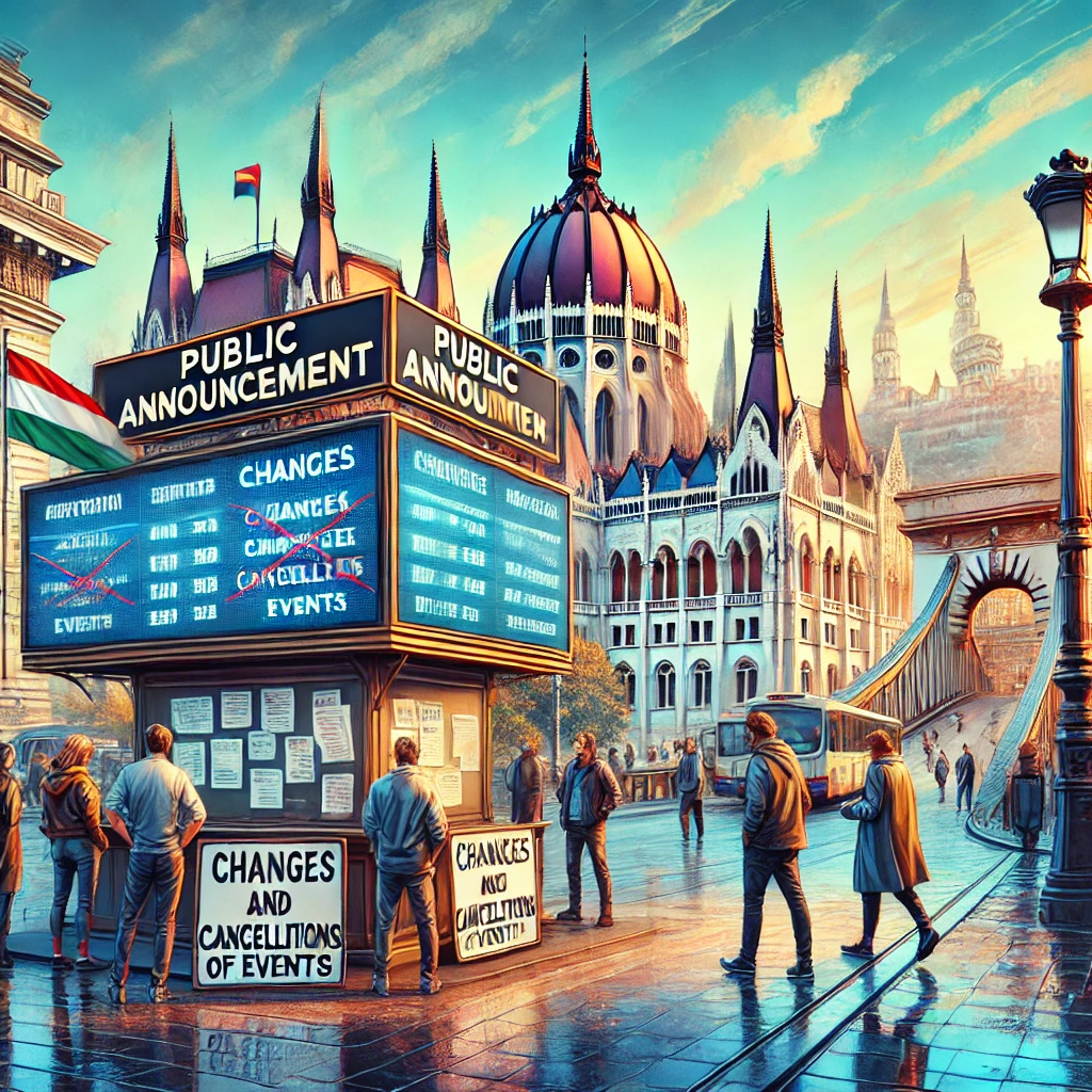 Changes and Cancellations of Events