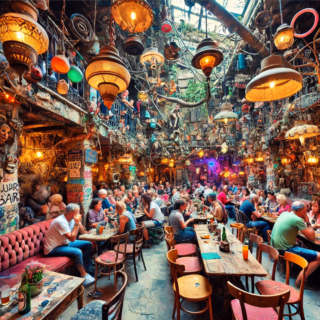 Ruin Pubs in Budapest