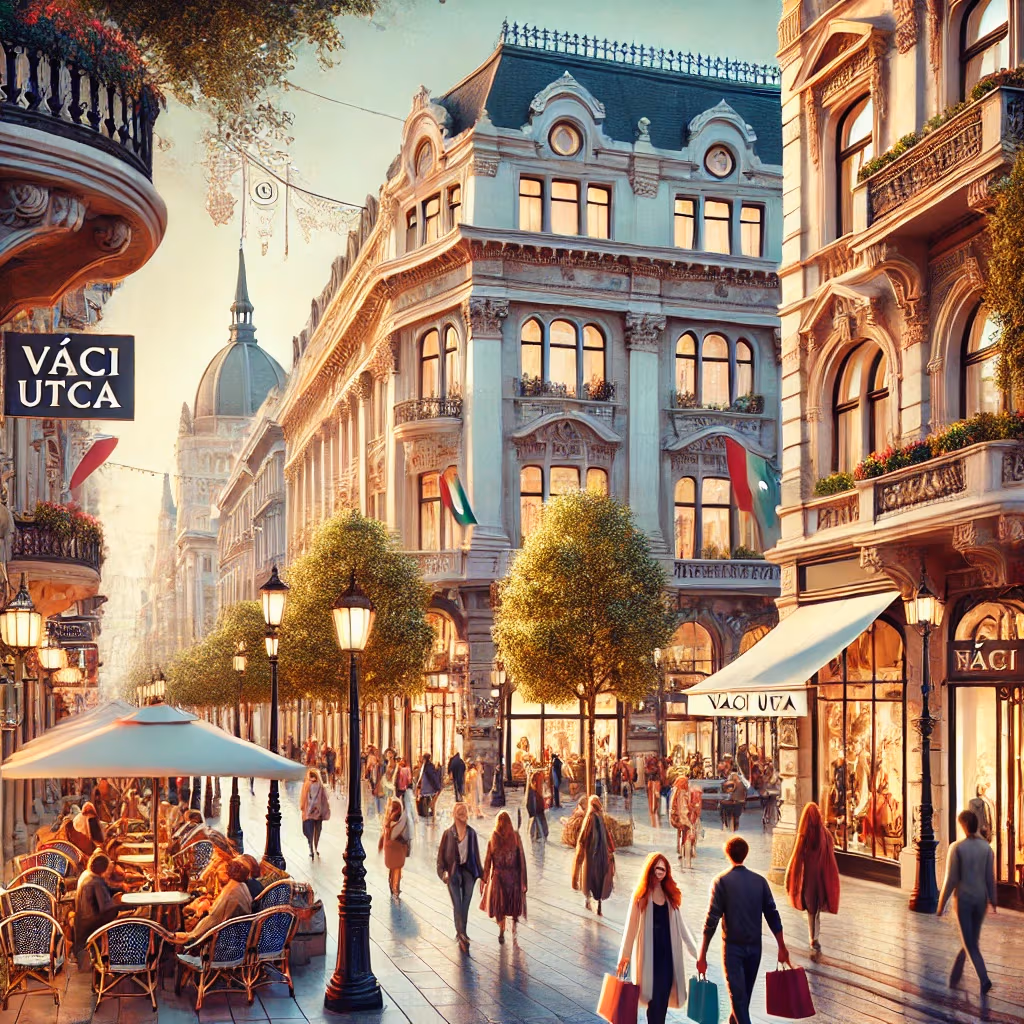 Váci Utca a Budapest