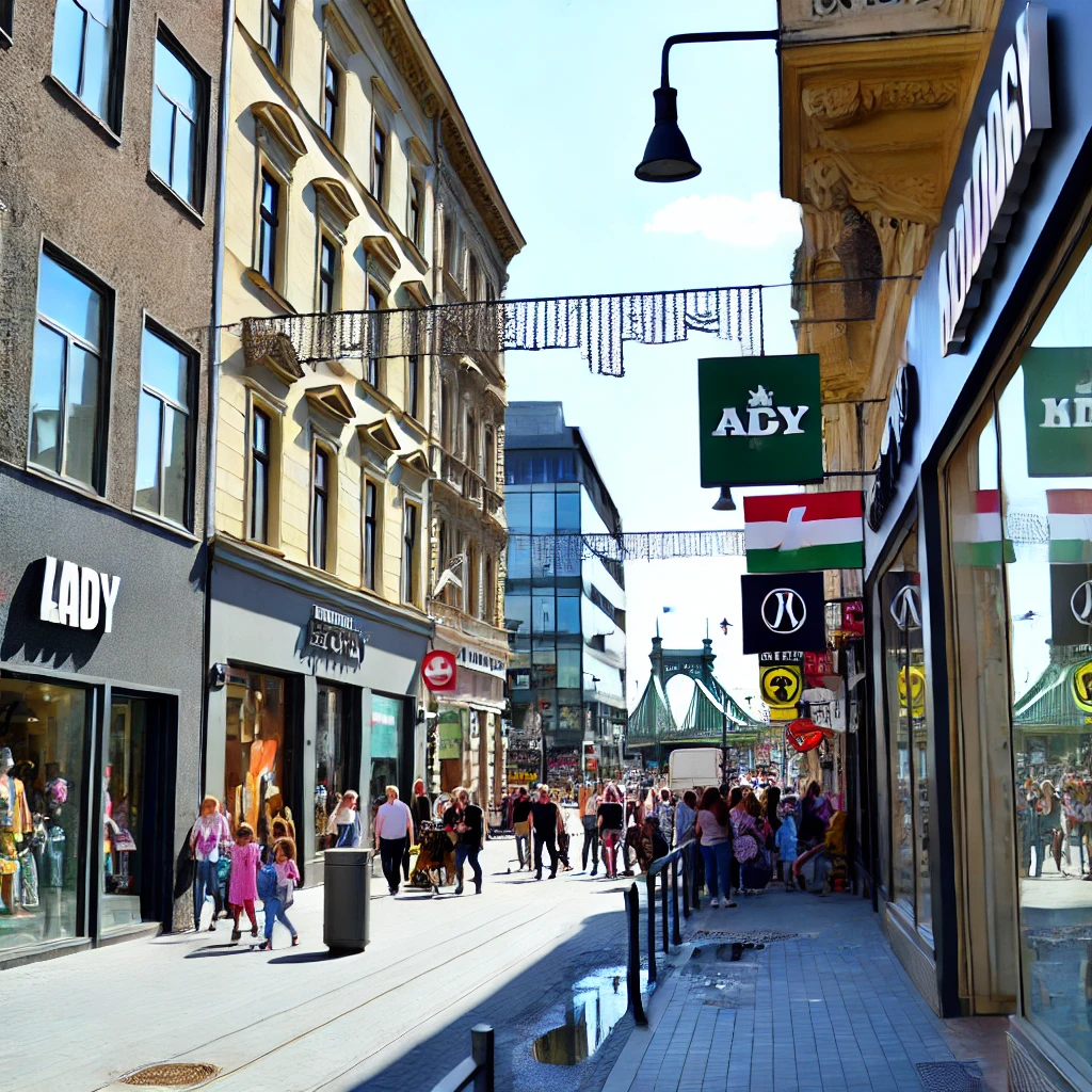 Zonas comerciales en Budapest