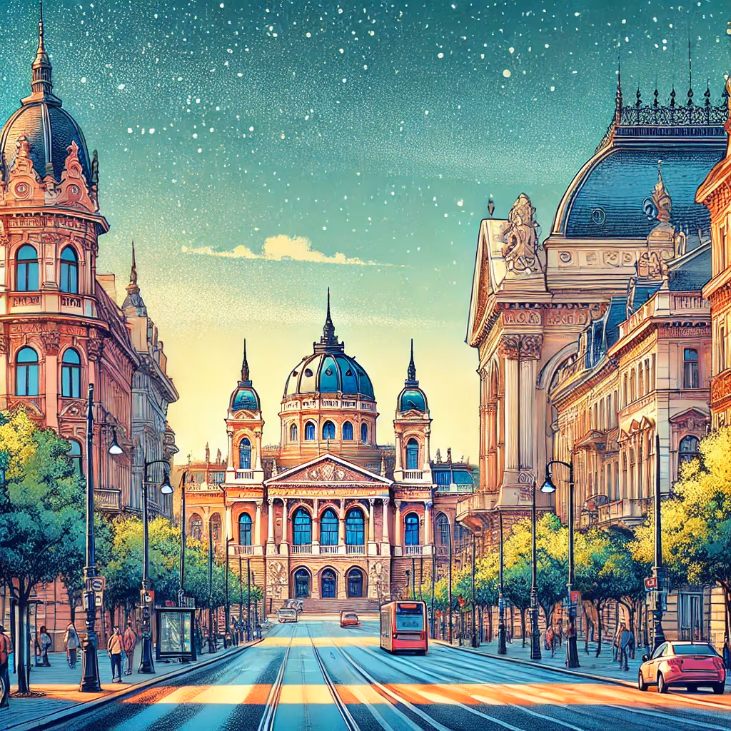 Avenida Andrássy in Budapest