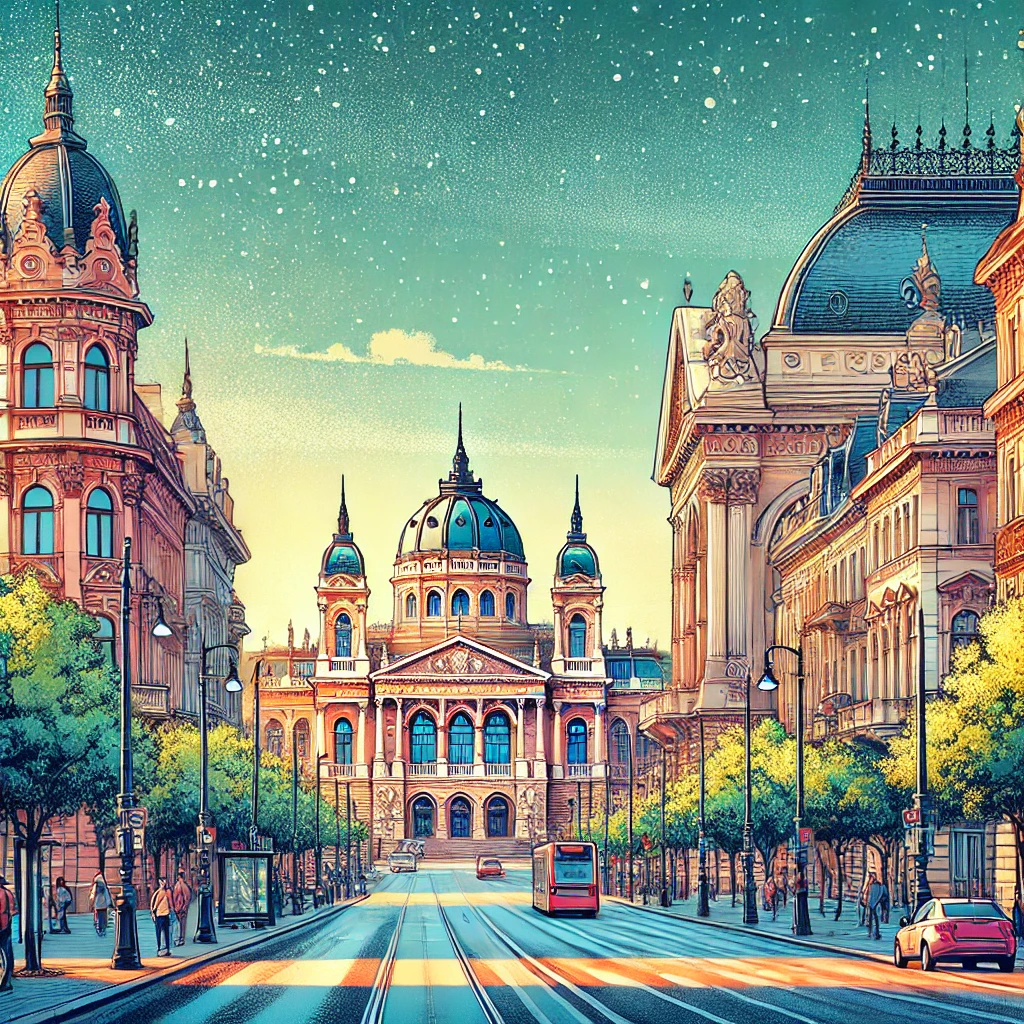 Viale Andrássy a Budapest